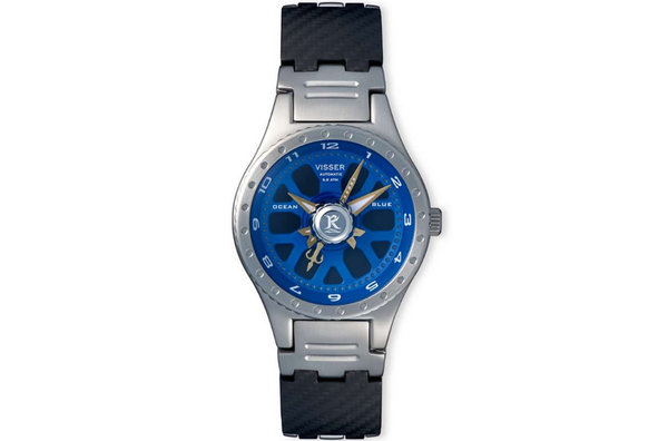 Visser Watches Ocean Blue horloge
