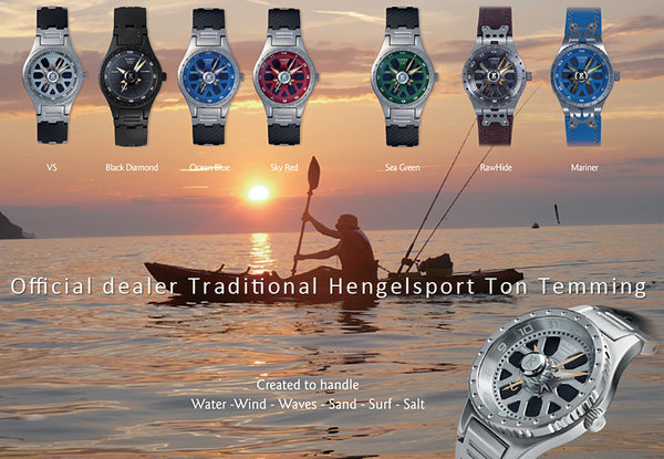 Visser Watches Ocean Blue horloge
